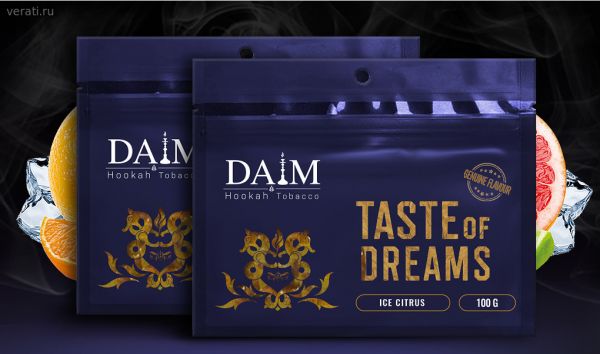 ICE CITRUS (ЦИТРУС СО ЛЬДОМ) Daim 100 гр Табак для кальяна