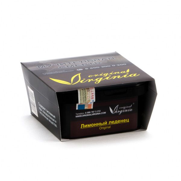 Лимонный леденец Original Verginia Original 200 гр табак для кальяна