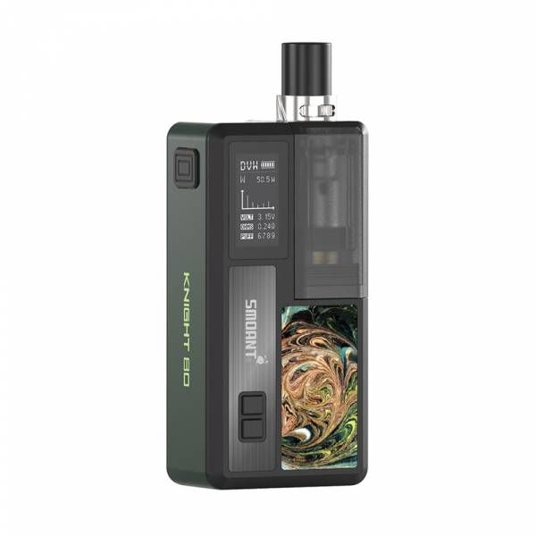 НОЧНОЙ ЗЕЛЕНЫЙ KNIGHT 80 SMOANT POD СИСТЕМА